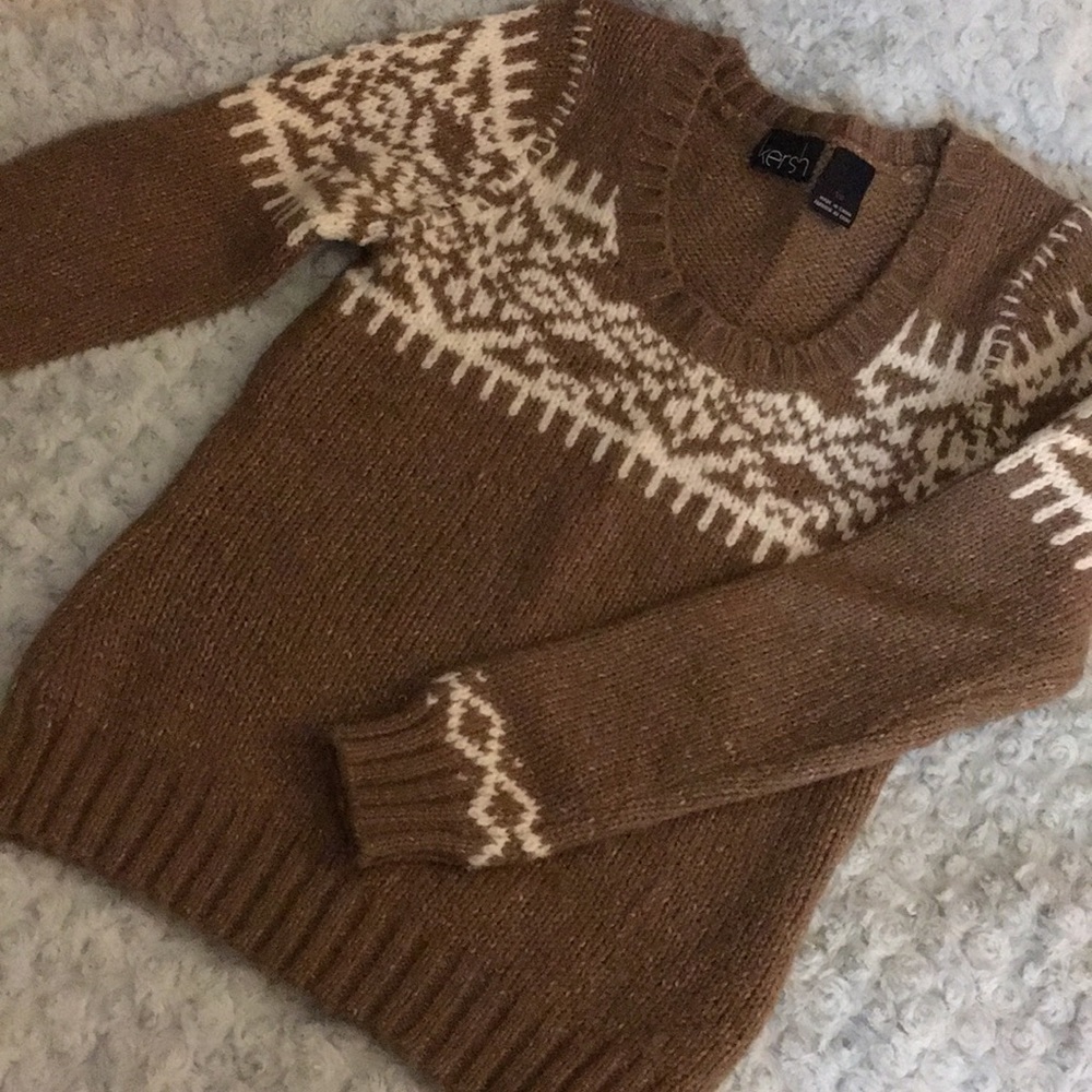 Kersh Soft Brown Sweater